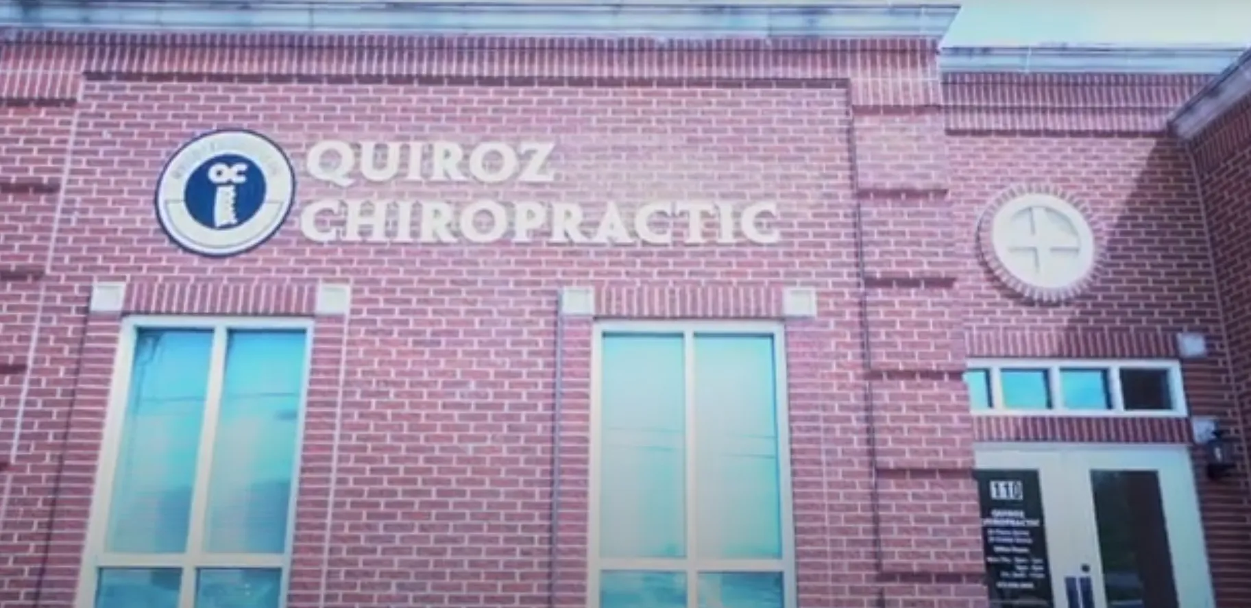 An outside view of the clinic. It is a brick building.